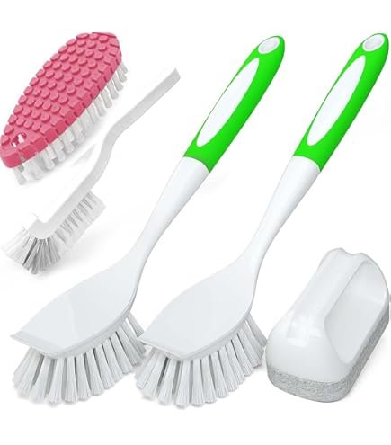 فرشاة غسيل أطباق بمقبض طويل